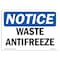 Signmission OSHA Notice, 3.5" Height, Waste Antifreeze Sign, 5" X 3.5", Landscape OS-NS-D-35-L-18954 - alternate 1